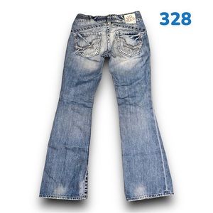 Big Star Casey K flare jeans low rise Sz. 24 short